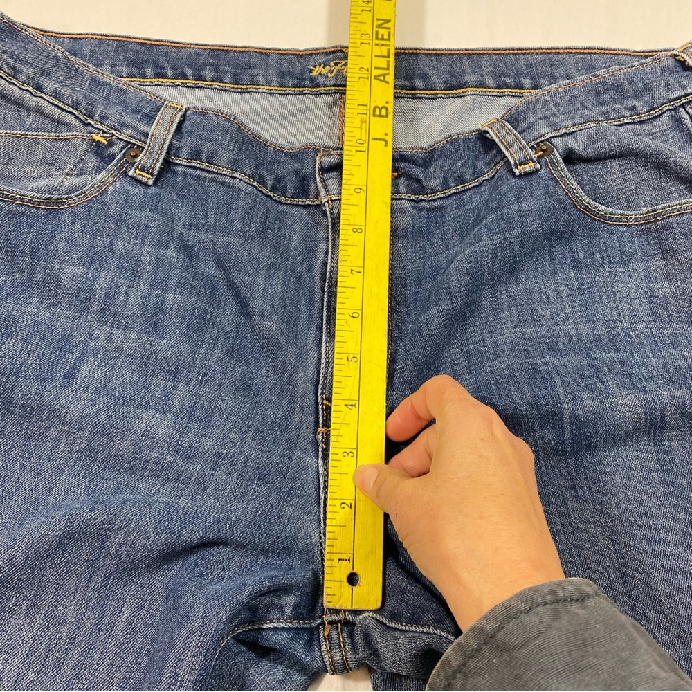 Old Navy Denim Ankle Jeans Casual Medium wash Midrise Short Straight Fit… - Picture 6 of 11